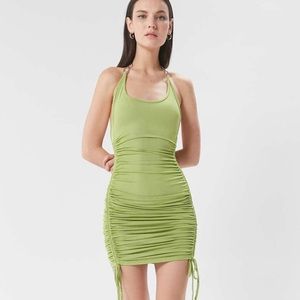 I AM GIA Green Halley Mini Dress